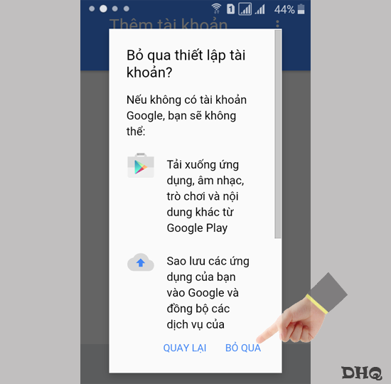 Chọn Bỏ qua